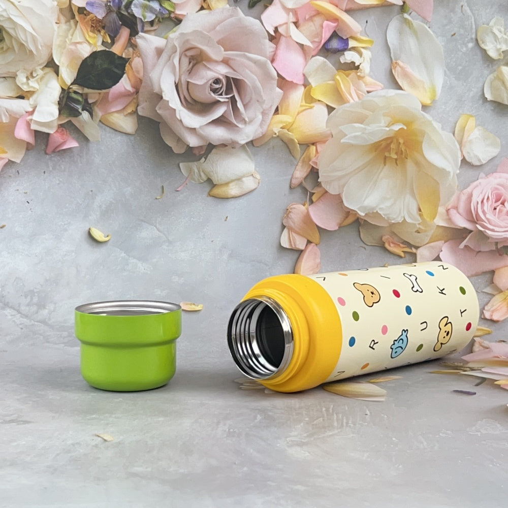 Termo Infantil 500ml – Conejito y Cerdito con Correa